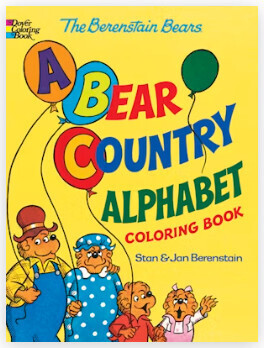 BERENSTAIN BEARS A BEAR COUNTRY ALPHABET COLORING BOOK