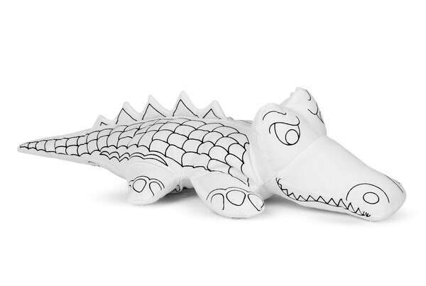 CROCODILE COLORING KIT (PLUSH WITH MARKERS)