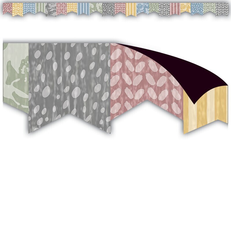 CLASSROOM COTTAGE PENNANTS MAGNETIC BORDER
