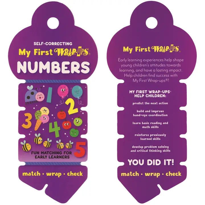 NUMBERS MY FIRST WRAP UPS