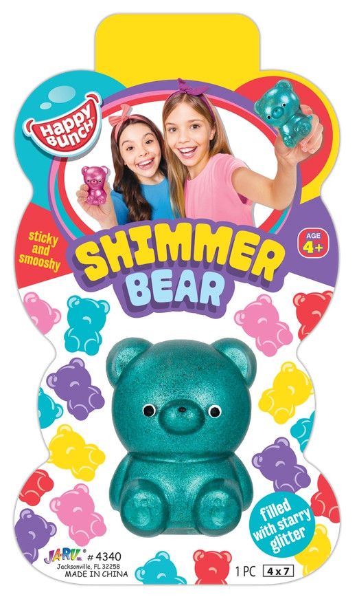 SHIMMER BEAR SMOOSHY (TEAL)