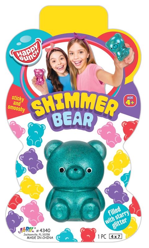 SHIMMER BEAR SMOOSHY (TEAL)