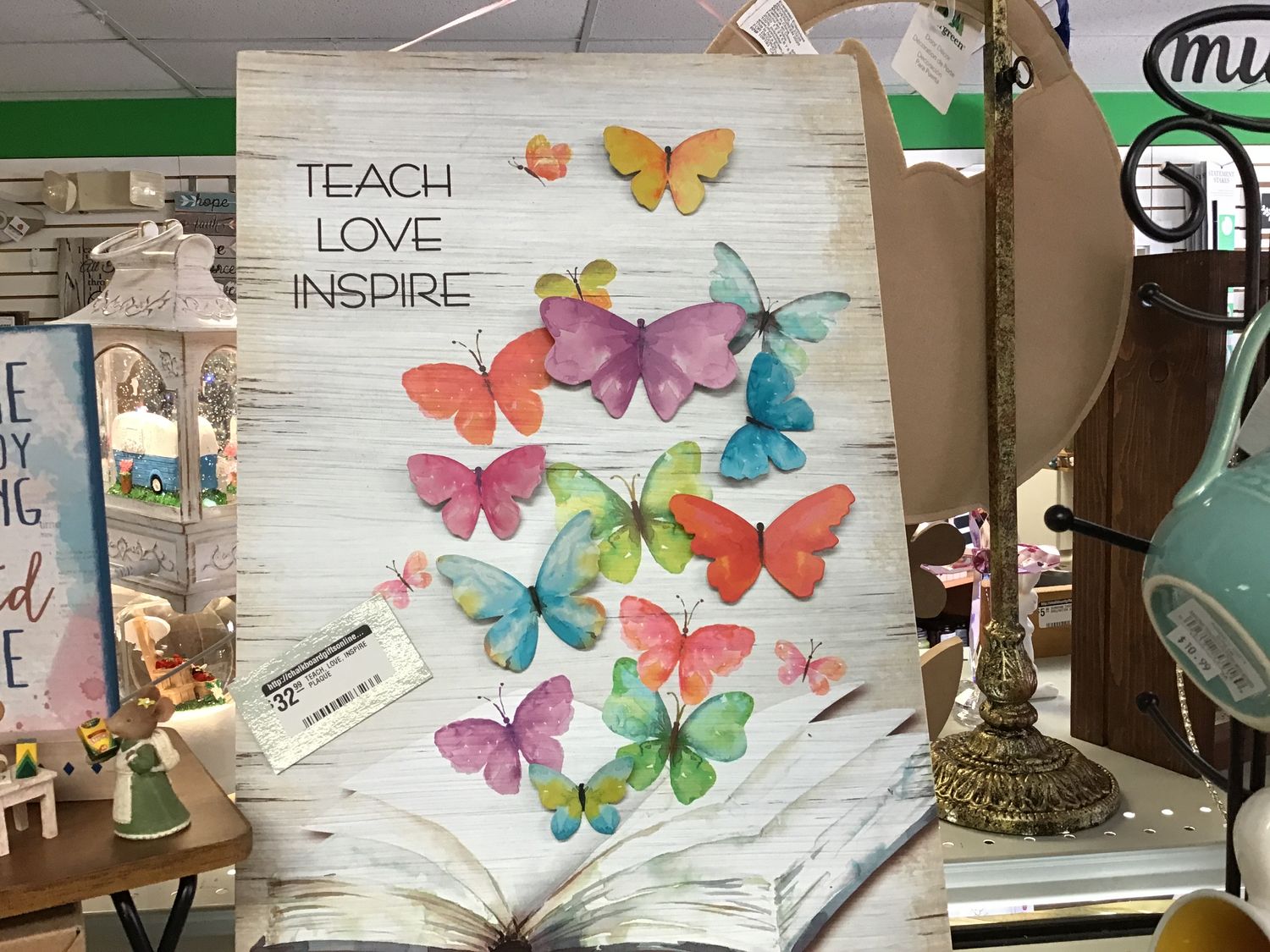 TEACH, LOVE, INSPIRE PLAQUE
