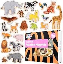 WOODEN MAGNETS- ANIMALS