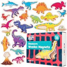 WOODEN MAGNETS- DINOSAURS