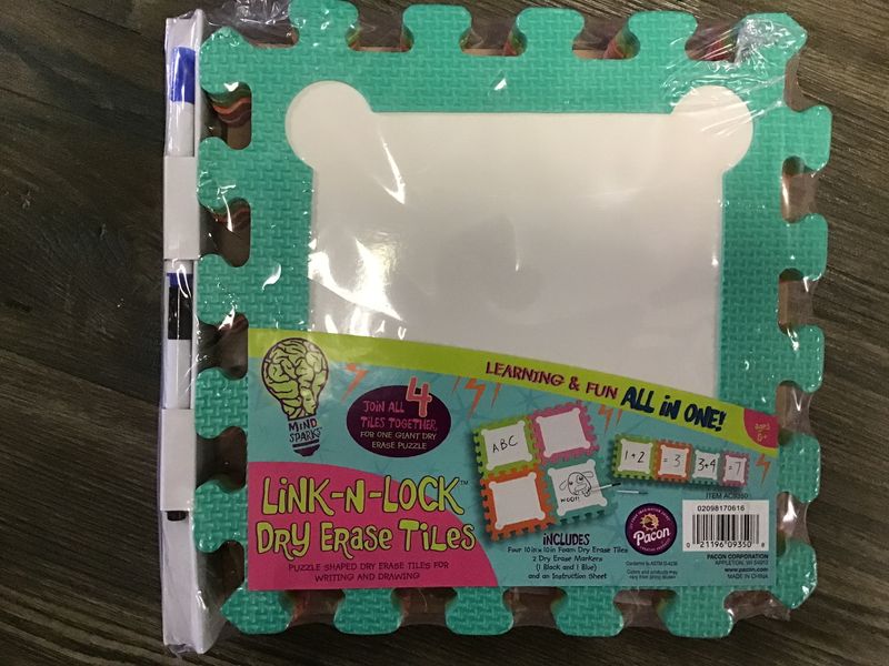 LINK N LOCK DRY ERASE TILES