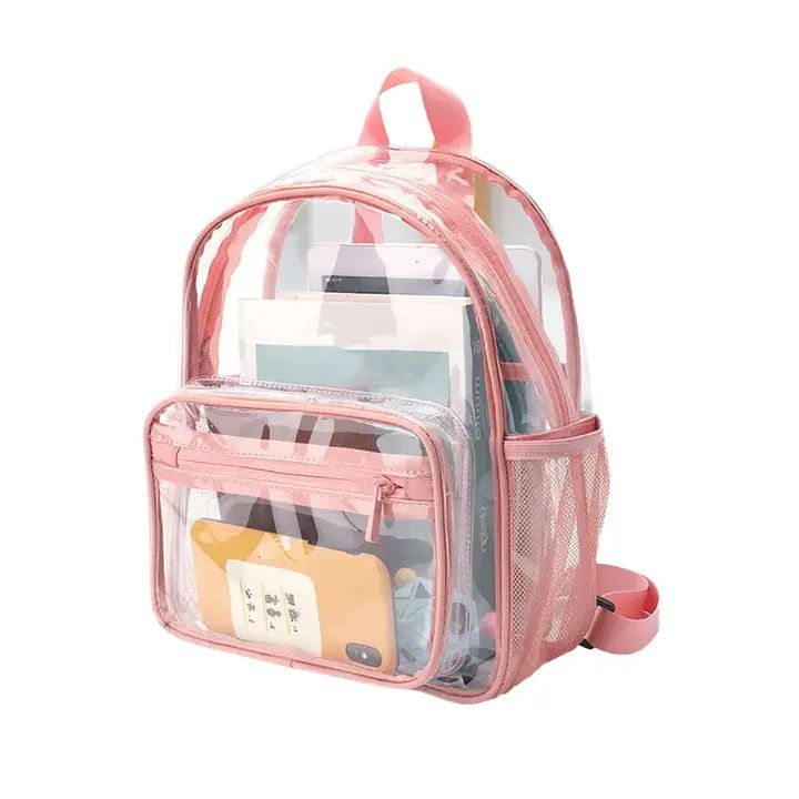 LARGE TRANSPARENT CLEAR BACKPACK
