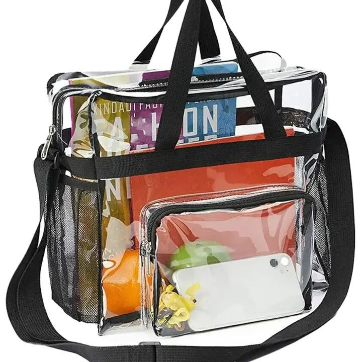LARGE CAPACITY CLEAR STORAGE TOTE BAG
