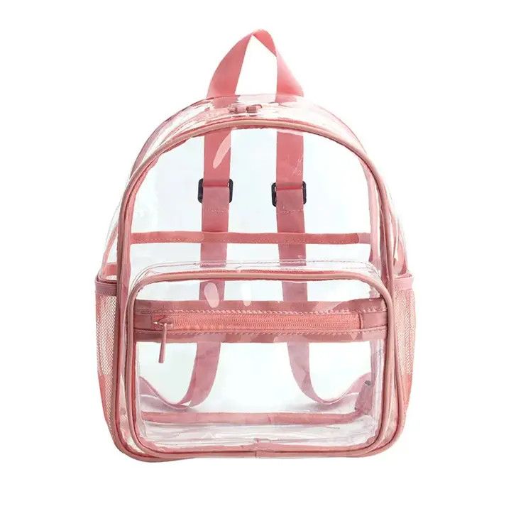 LARGE TRANSPARENT CLEAR BACKPACK