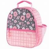 ALL OVER PRINT CHARCOAL FLOWER LUNCHBOX