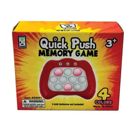 QUICK PUSH MEMORY GAME