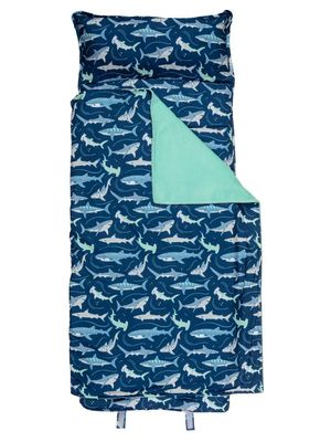 ALL OVER PRINT NAP MAT SHARK  **