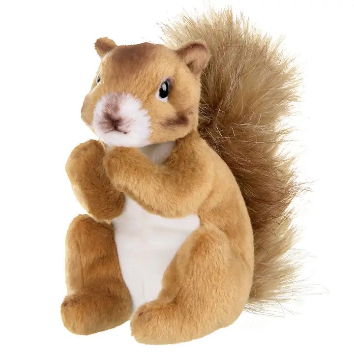 COPPER PLUSH SQUIRREL- 7 INCHES