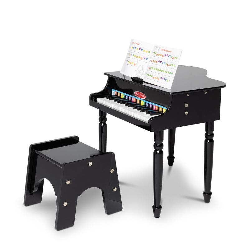 Wooden Grand Piano Black