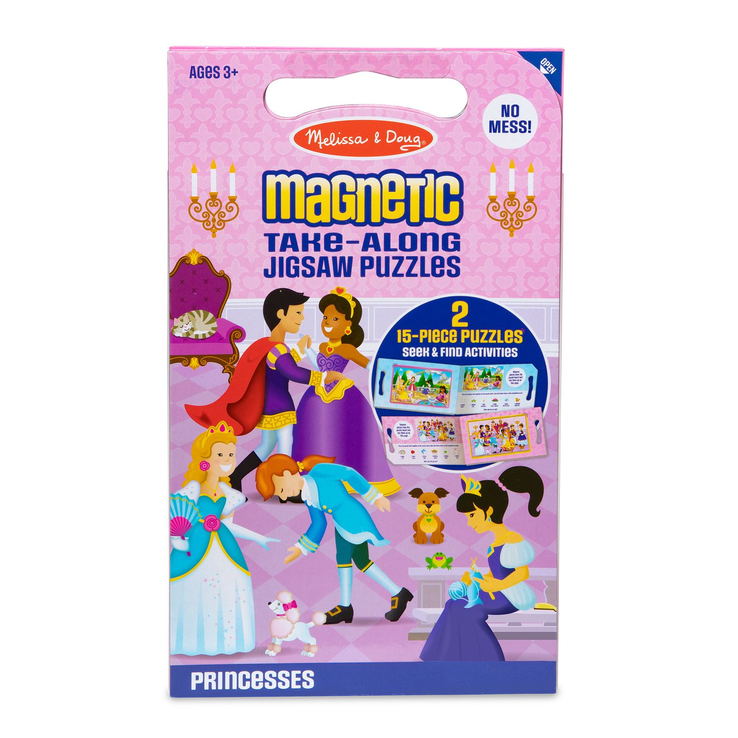PRINCESSES  - TAKE ALONG MAGNETIC JIGSAW PUZZLES