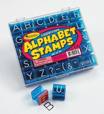 Uppercase Alphabet and Punctuation Stamps