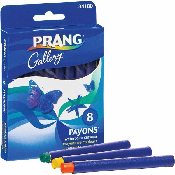 PRANG WATERCOLOR CRAYONS 8CT