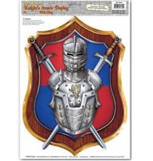 Knight&#39;s Armor Display Peel &#39;N Place