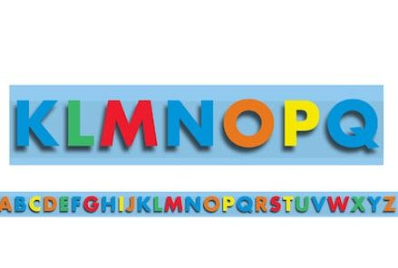 ALPHABET MAGNETIC BORDER