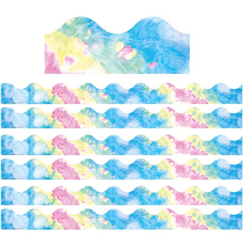 FLUORESCENT TIE-DYE EXTRA WIDE TRIM
