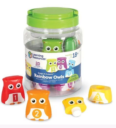 Snap-n- Learn Rainbow Owls