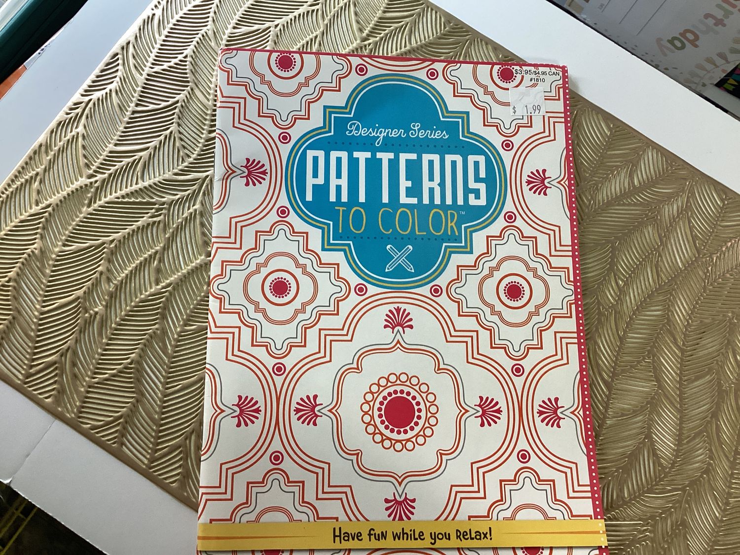 PATTERNS TO COLOR ADULT COLORING BOOK