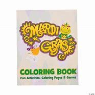 MARDI GRAS COLORING BOOK-12 ct