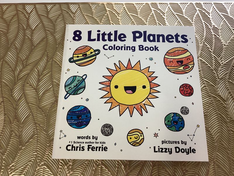 8 LITTLE PLANETS COLORING BOOK