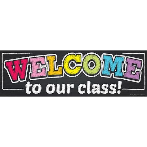 WELCOME TO OUR CLASS MAGNETIC BANNER