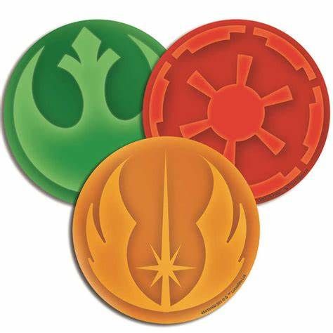 STAR WARS SYMBOL CUTOUTS