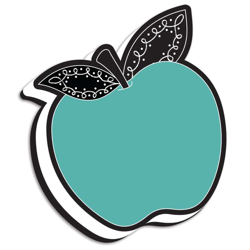 CHALK LOOPS TEAL APPLE MAGNETIC ERASER