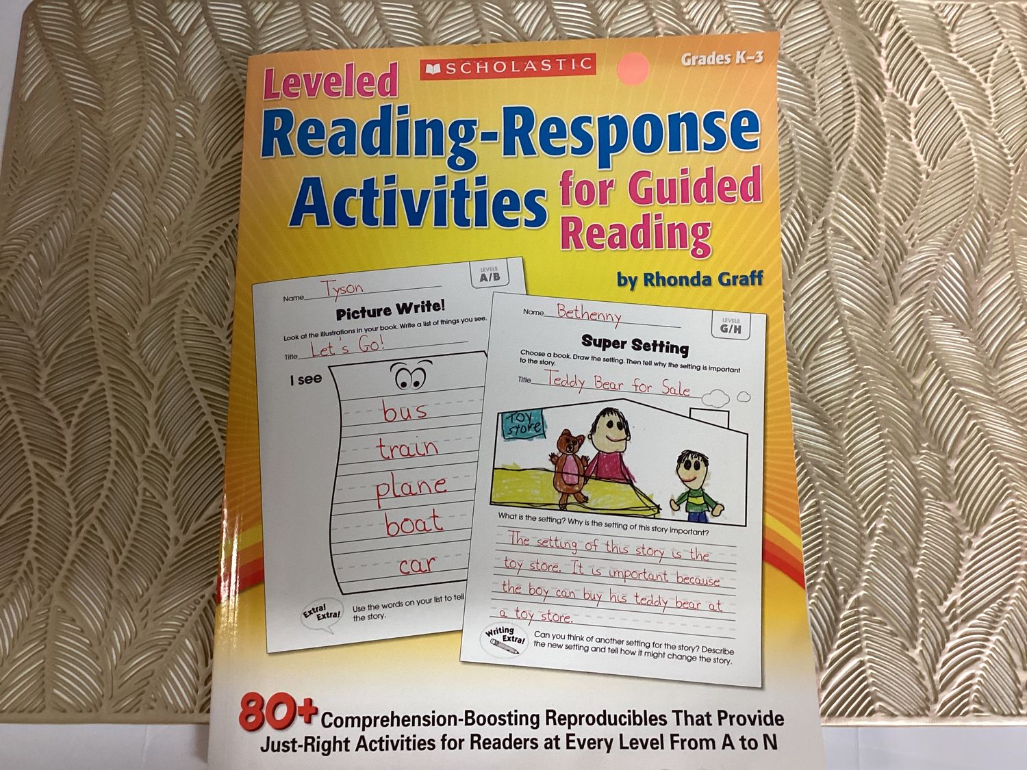 READING-RESPONSE ACTIVITIES K-3