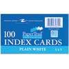 3X5 UNRULED INDEX CARDS