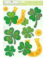 SHAMROCKS WINDOW CLINGS