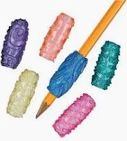 48 PC PEARLIZED STICKY PENCIL GRIPS