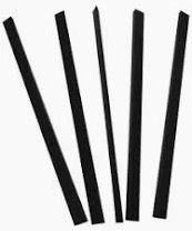 BINDING BARS  WHITE/ BLACK