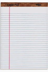 RECYCLED NOTEPADS 8.5 X 11