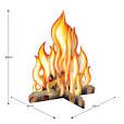 3-D CAMPFIRE PROP
