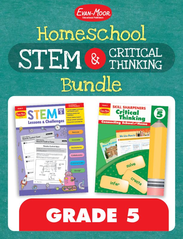 HOMESCHOOL STEM &amp; CRITICAL THINKING BUNDLE GR 5