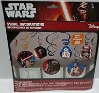 STAR WARS SWIRL DECORATIONS