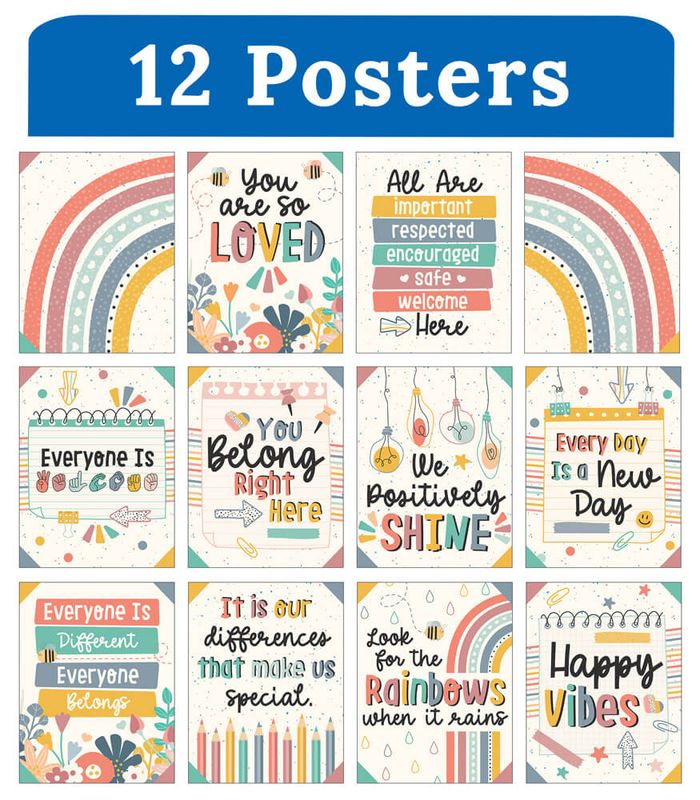 WE BELONG MINI POSTERS