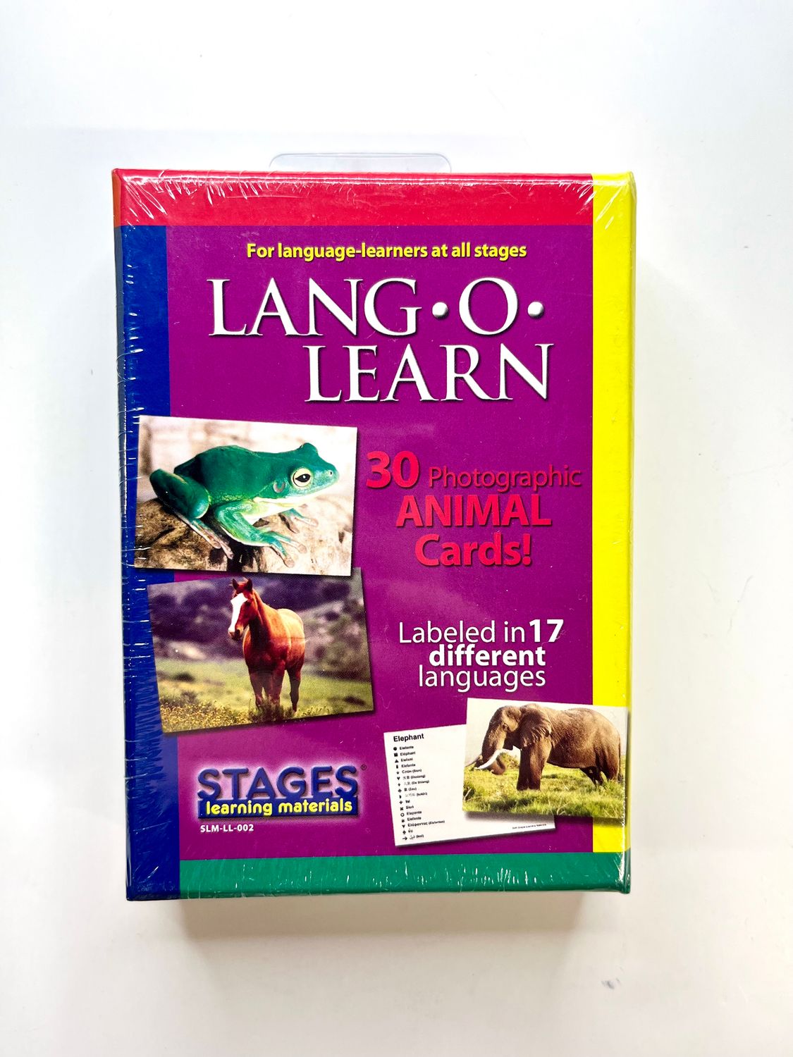 LANG-O-LEARN ANIMAL CARDS