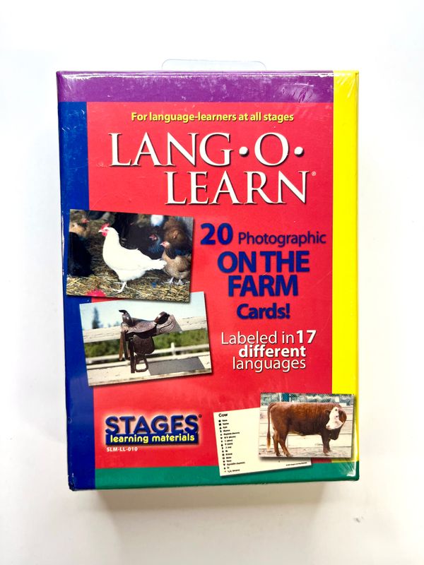 LANG-O-LEARN CARDS ON THE FARM