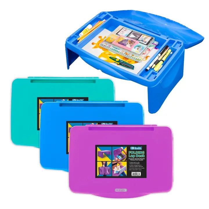 FOLDING LAP DESK ASSORTED COLORS