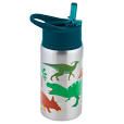 DINOSAUR (BLUE) STAINLESS STEEL WATER BOTTLE