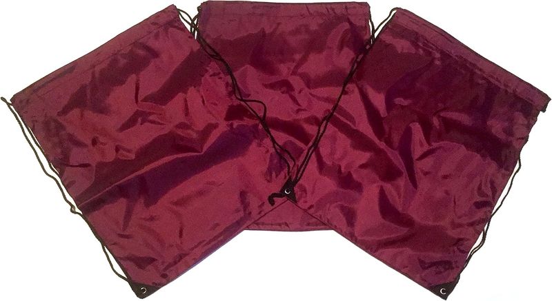 MAROON CINCH BAG