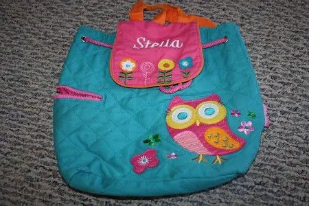 QUILTED OWL BACKPACK