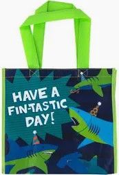 SHARKS RECYCLED GIFT BAG