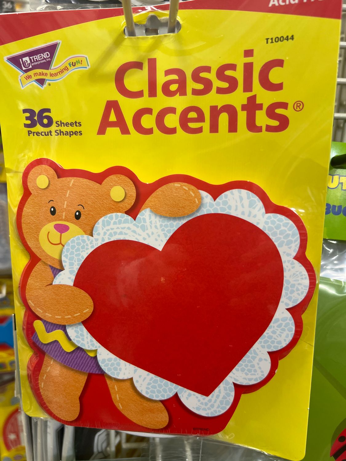 VALENTINE BEAR CUTOUTS