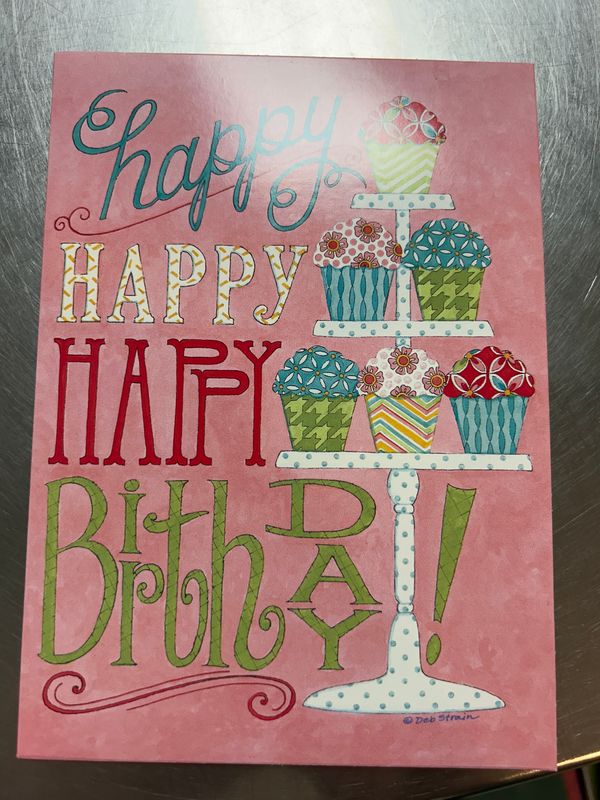 HAPPY HAPPY HAPPY BIRTHDAY CARD
